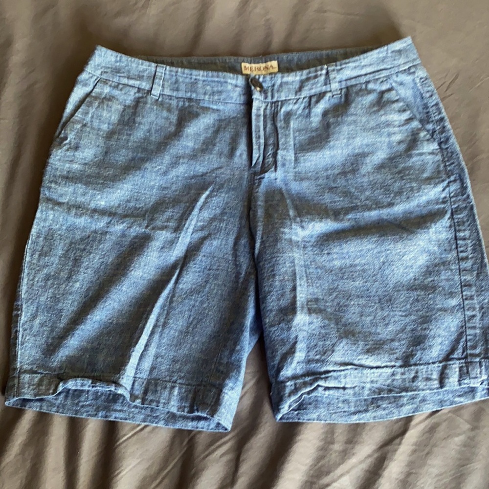 Chambray shorts
